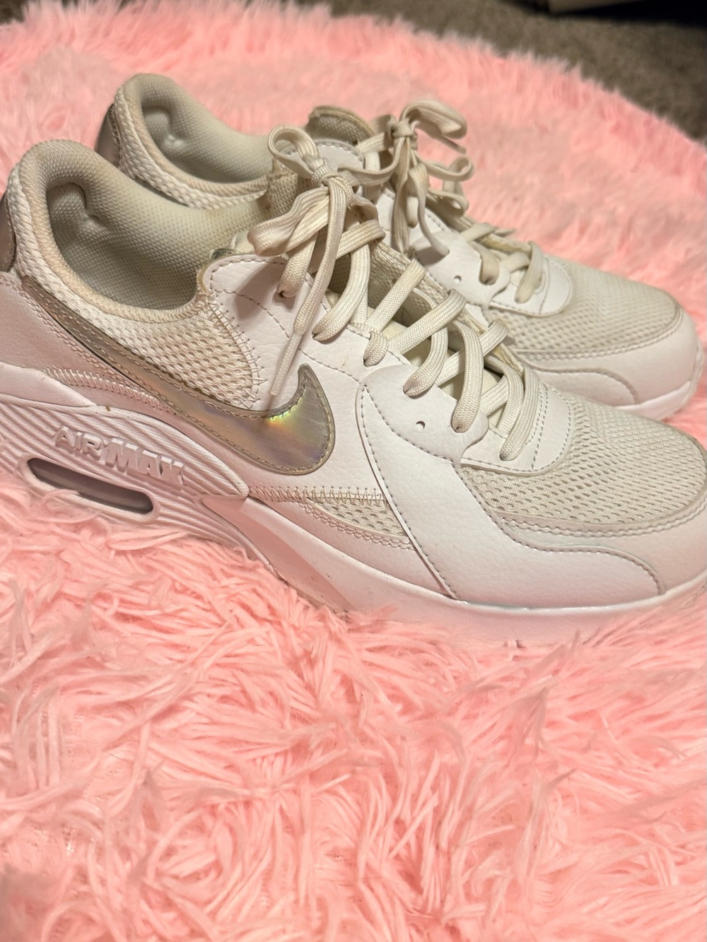 Nike Women's Off-White Air Max with Iridescent Swoosh